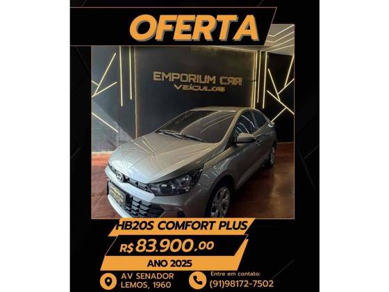 HYUNDAI HB20S 1.0 12V FLEX COMFORT PLUS MANUAL